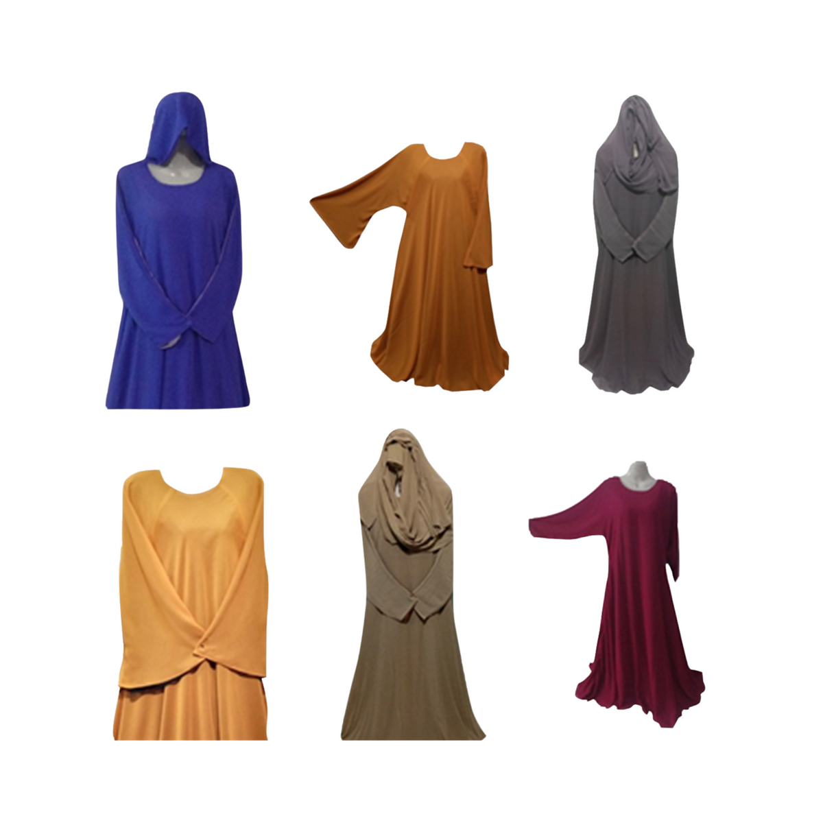 hijabs and abayas