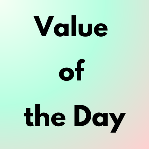 Value of the Day