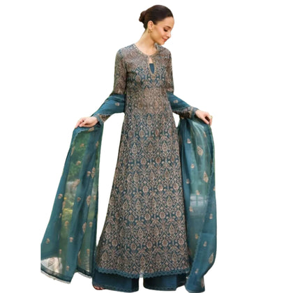 Dress, Bareeze 3 Piece & Heavy Embroidered Golden Glory, for Women