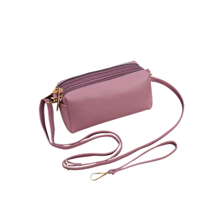 Wristlets, PU Leather, Three-Zip Korean Solid Color, for Women