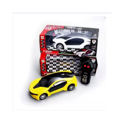 Car Toy, Remote Control with 3D Light, for Kids'