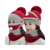 Wool Cap Set, Neck Warmth with Soft Wool Fabric, for for Head & Ears