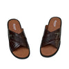 Slipper, Leather Comfort & Durable Rubber Sole, for Men