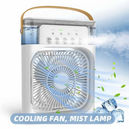 Air Humidifier Cooling, 3-In-1, Stay Cool with Mist Air Cooling and LED Night Light