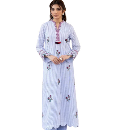 2-Piece Suit, Timeless Elegance with Delicate Embroideries, for Women