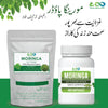Moringa Powder, 250 g & Capsules 100 Pcs, for Weight Loss & Energy Boost