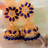 Earrings, Kundan Jhumki, Regal Elegance & Sparkling Brilliance, for Women