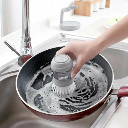 Dish Brushes, Effortless Cleaning & Liquid Washing