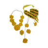 Floral Jewelry Set, Necklace, Earrings, Tika, Bangles & Ring, for Women