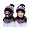 Wool Cap Set, Neck Warmth with Soft Wool Fabric, for for Head & Ears