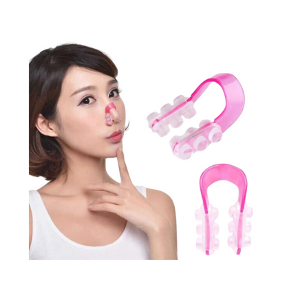 Silicone Nose Shaper, Lift Up & Lifting Clip Kit Pink, Pack Of 3