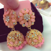 Earrings, Kundan Jhumki, Regal Elegance & Sparkling Brilliance, for Women