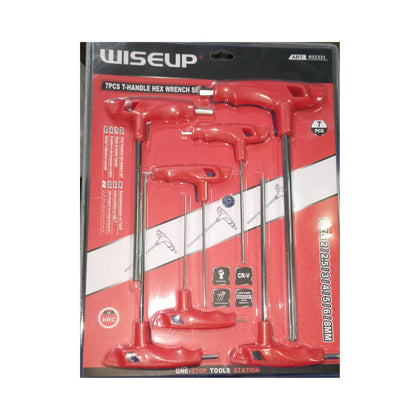 Wrench Set, WISEUP 7 Pcs Hex Key Set - Multifunctional Allen , for Efficient Repairs