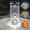 Daimond Crystal Lamp, Elegant Crystal Design with Customizable Colors