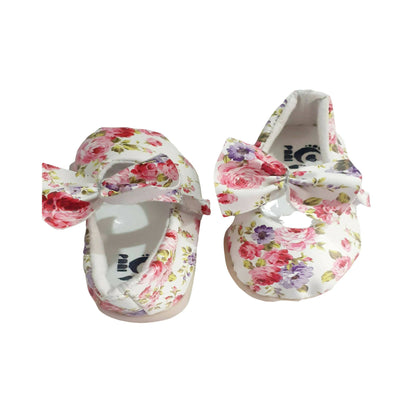 Pumps, White Flower & Stylish, for Baby Girls'