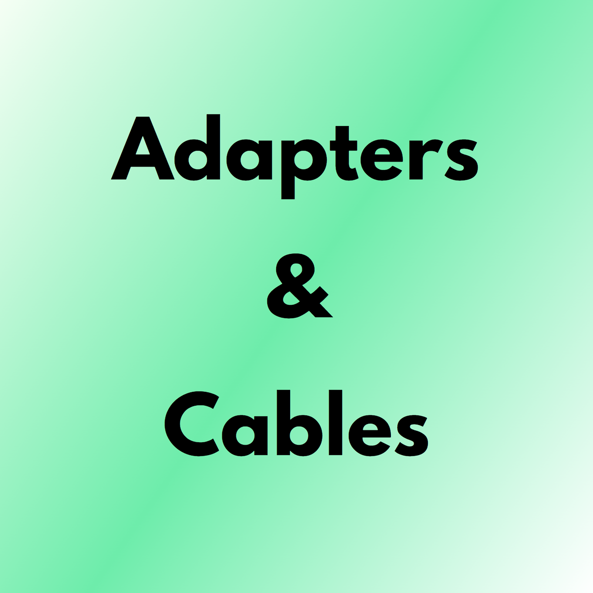 Adapters & Cables – Action WebStore