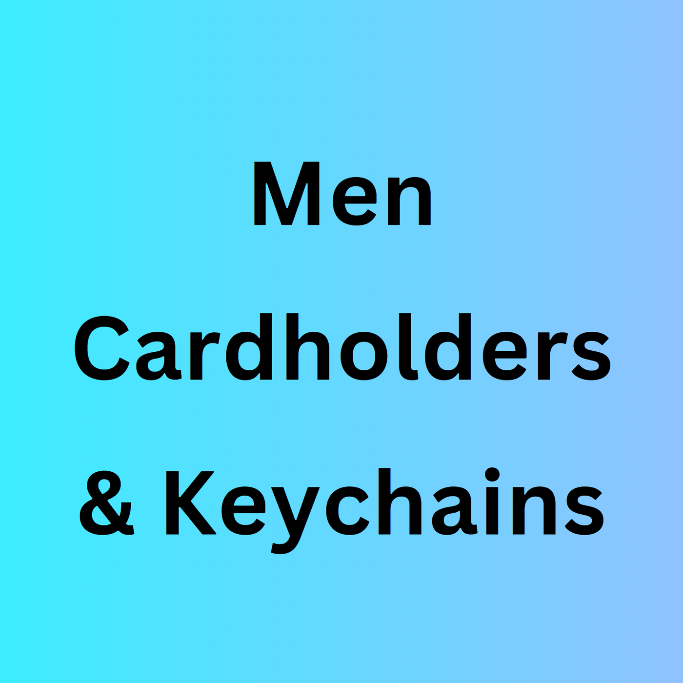Men Cardholders & Keychains