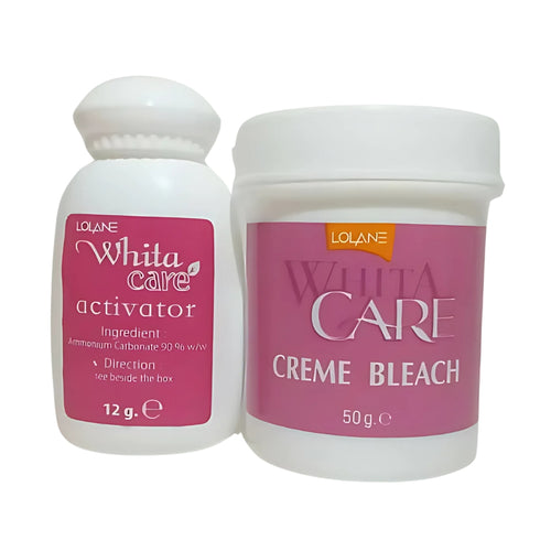 White Care Cream Bleach, Light Formula for Skin Hair, for All Skin Types