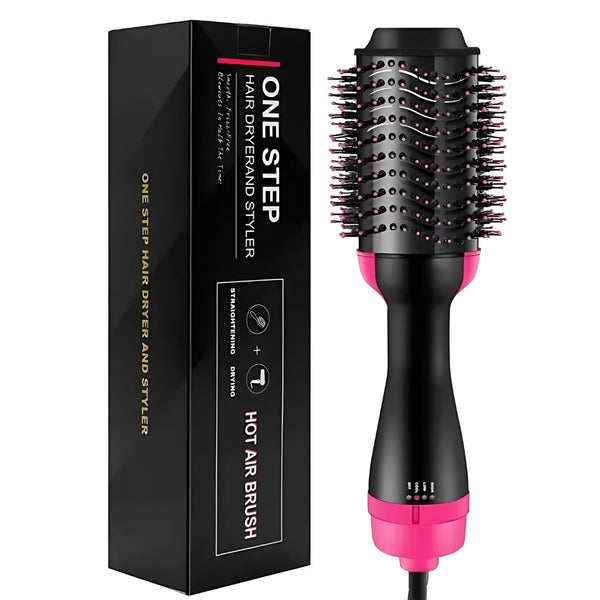 One Step 2-in-1 Hot Air Brush, Hair Dryer, Straightener & Volumizer Unisex Use