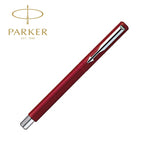 Parker Vector Roller Ballpoint Pen Red CT, Stainless Steel, for Smooth Writing