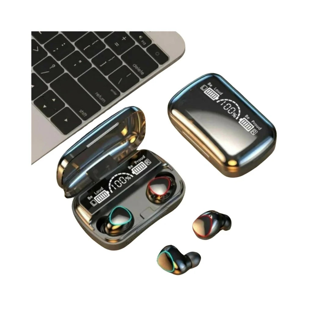 Wireless Earphones, Bluetooth 5.1, 2000mAh Charging Box & 22 Hours Battery Life