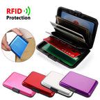 Card Holder Wallet, RFID Blocking Aluminum