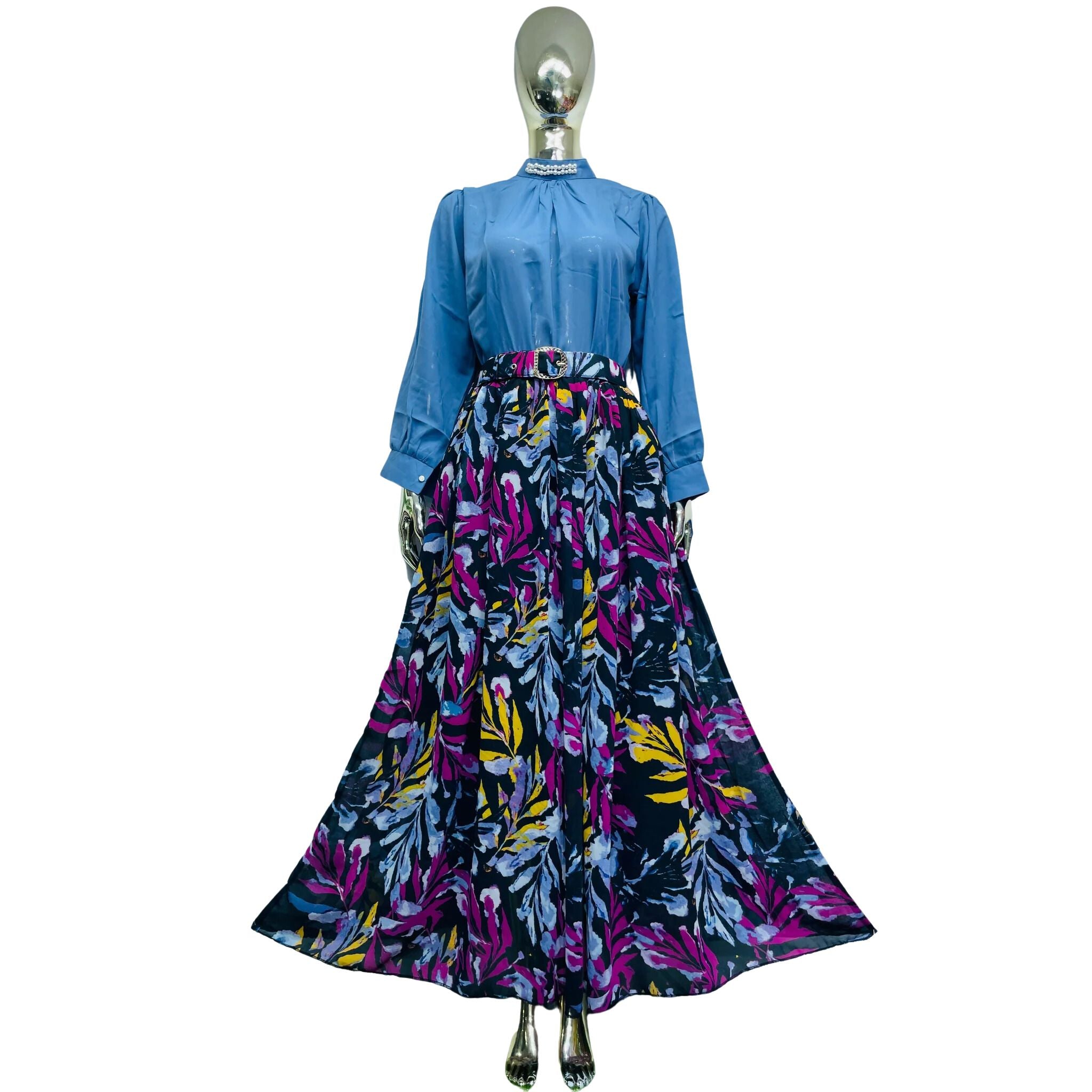 Skirt & Top, Imported Chiffon Elegance & Effortless Style, for Women