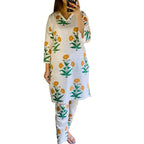 Suit, Sunflower Design & Arabic Lawn, Stitched & Printed, for Women
