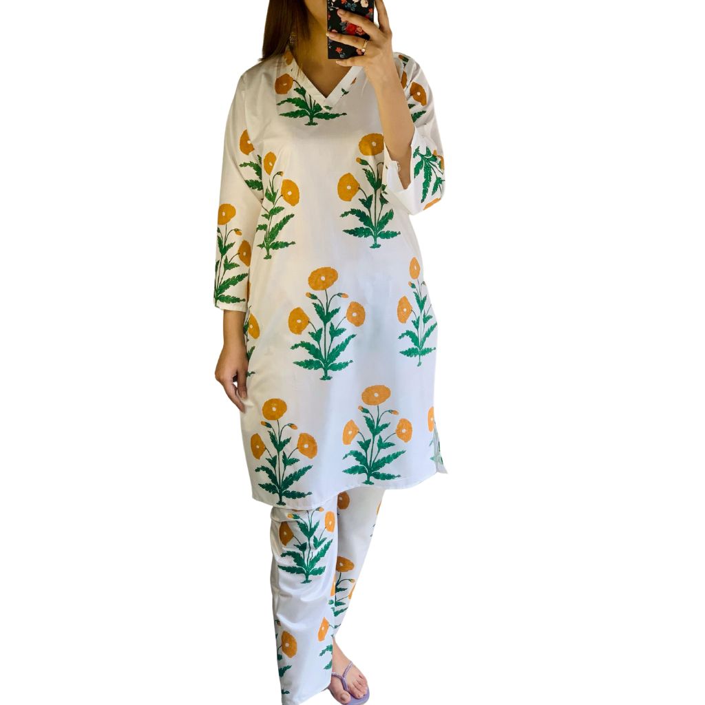 Suit, Sunflower Design & Arabic Lawn, Stitched & Printed, for Women