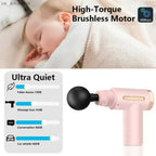 Professional Smart Percussion Massage Gun – Deep Tissue Muscle Massager with 4 Interchangeable Heads