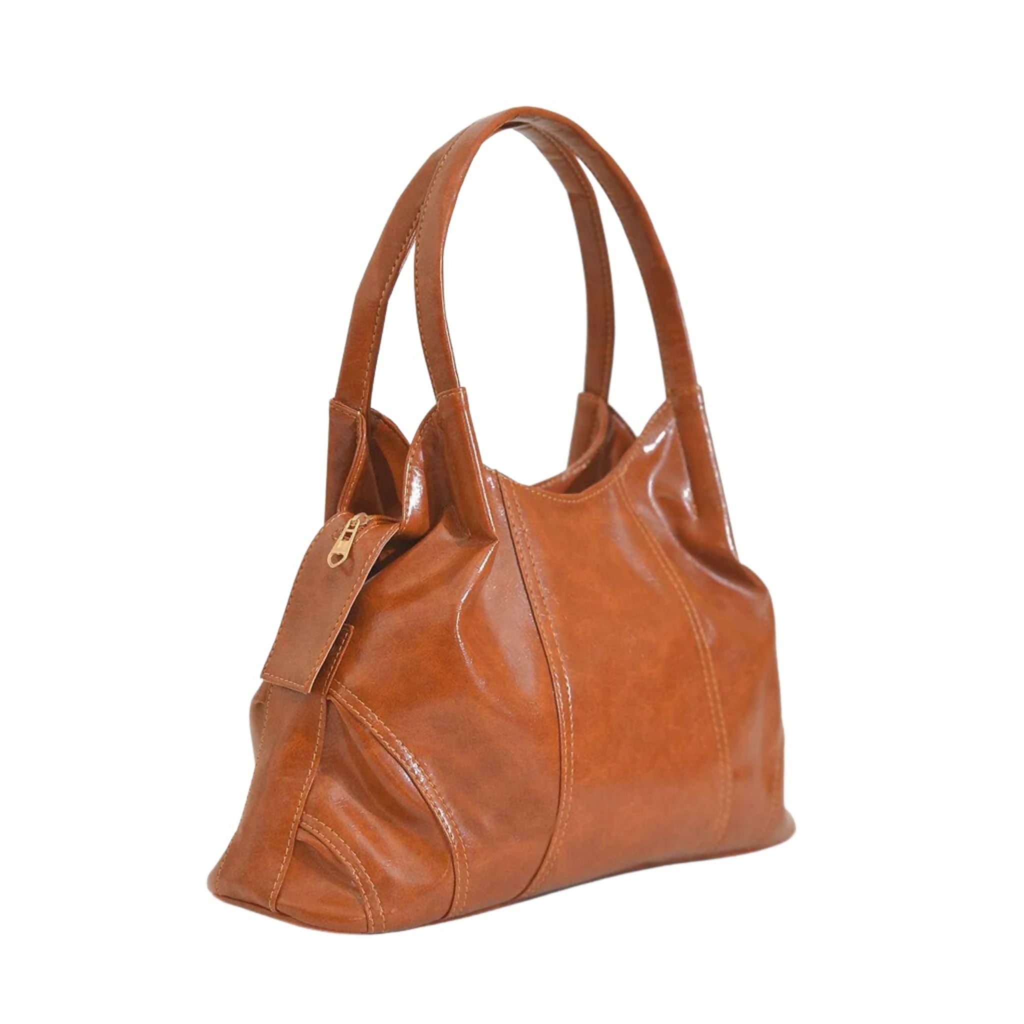 MARIE Faux Leather Shoulder Bag