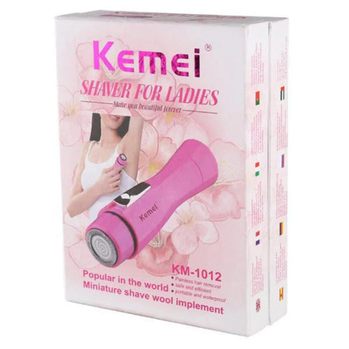 Kemei Lady Hair Remover, 4-in-1 Rechargeable, Epilator, Shaver & Callus Remover