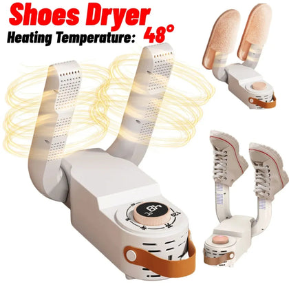 Portable Electric Shoe Dryer, Quick Drying & Odor Elimination