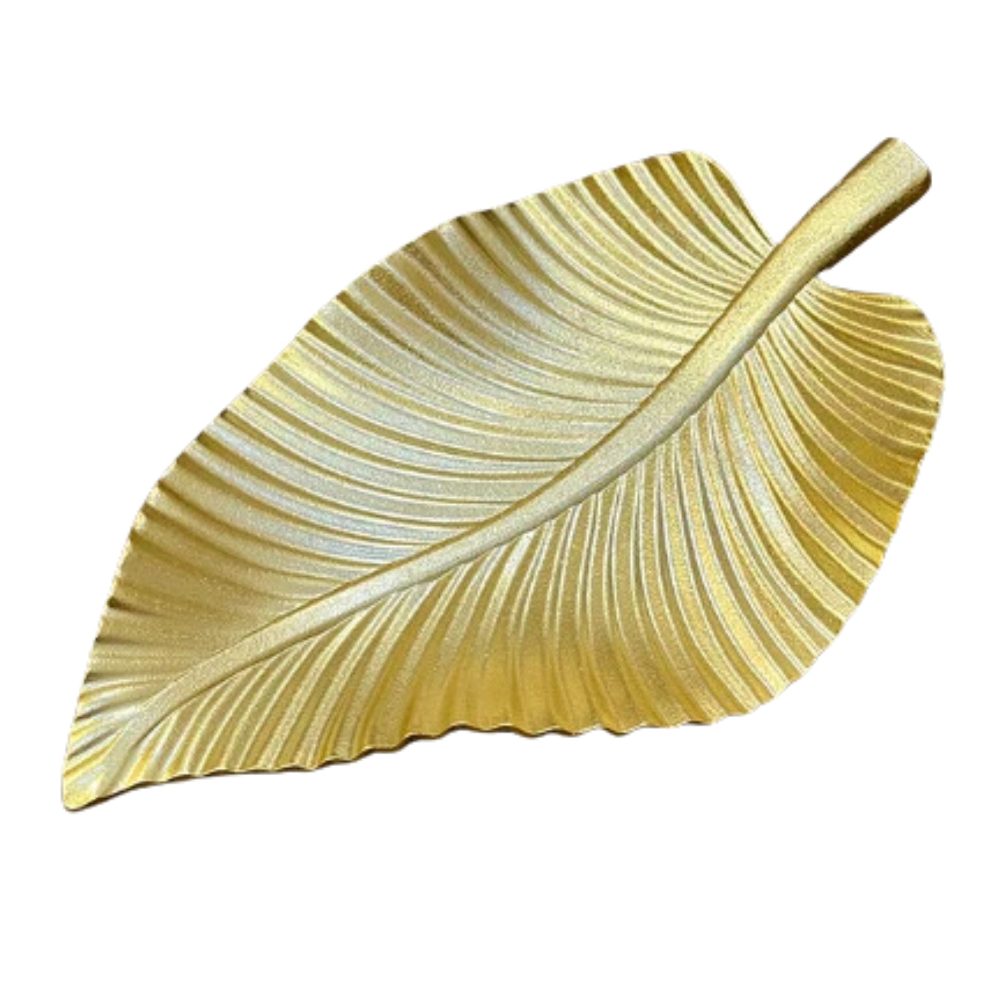 Wooden Leaf-Shaped Tray, Fruit & Tableware Organizer