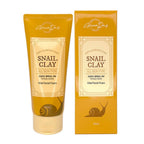 Snail Clay Vital Facial Foam, Snail Mucin & Lavender Extract, for All Skin Types