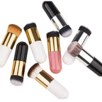 Chubby Pier Foundation Brush, Soft Bristles & Flat Head, for Women