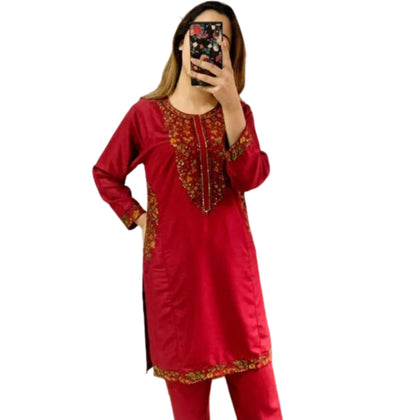 Embroidered Suit, New Pocket Sequence Embroidery & Premium Arabic Lawn