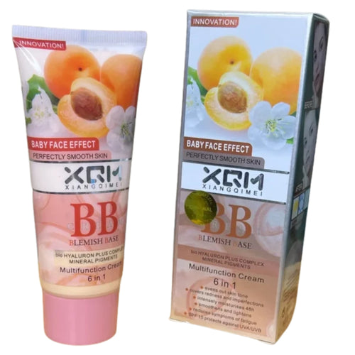 XQM BB Blemish Base, Multi-Function 6-in-1, Brightening & Oil Control