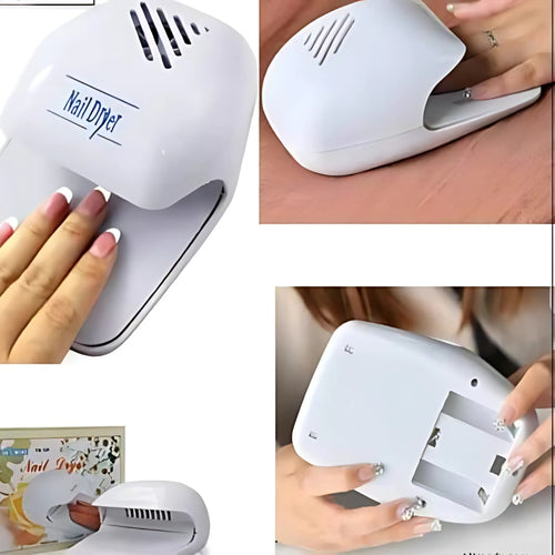 Electric Nail Dryer Machine, Air & UV Light, Automatic Pressure Switch, Compact Design