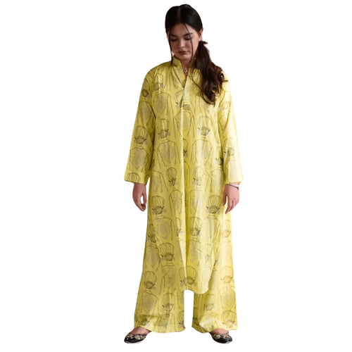 Stitched Arabic Lawn Suit, Long Length & Summer Wear, for Women