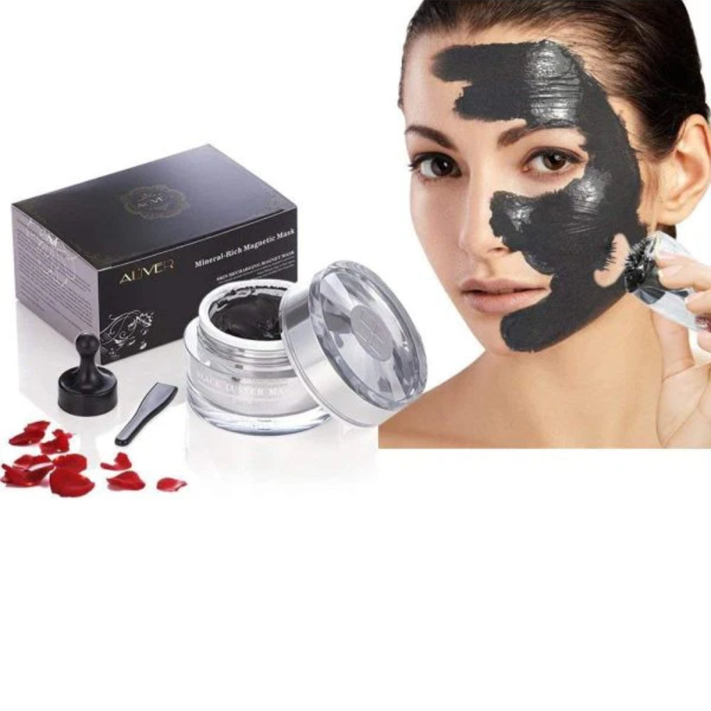 Magnetic Face Mask with Iron Powder, Deep Cleansing, Pore Minimizing, Skin Renewal