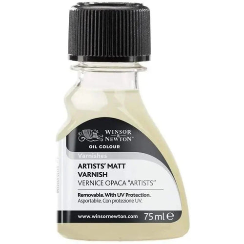 Winsor & Newton Matt Varnish, 75ml, Durable Protection, for Artworks
