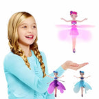 Magic Flying Fairy Princess Doll, LED Light Toy, for Kids Entertainment