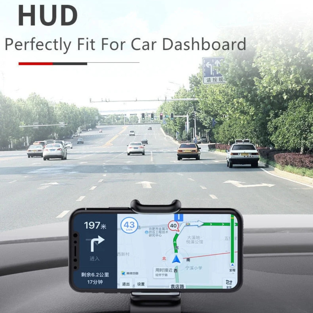 Mobile Holder, 360° Rotating, Universal Car Mount, for Dashboard