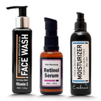 Bright & Fresh Combo, Anti-Aging & Glow Boosting Skincare Trio, for Daily Radiance