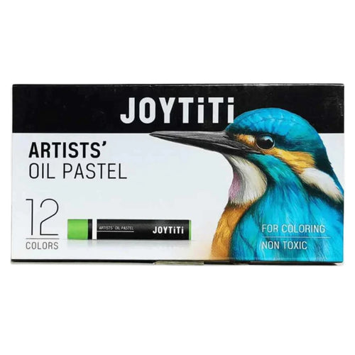 Joytiti Artist's Oil Pastel Set, 12 Vibrant Colors, for Creative Expression