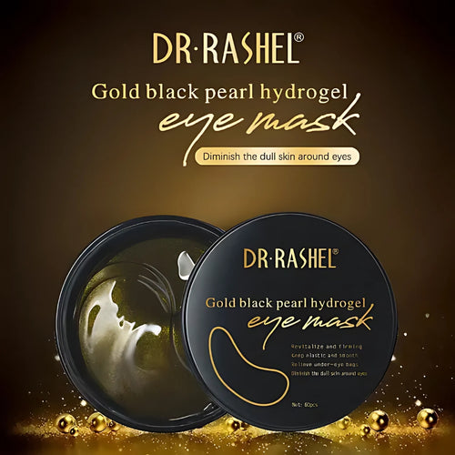 Gold Black Pearl Hydrogel Eye Mask, Anti-Aging & Firming, for All Skin Types