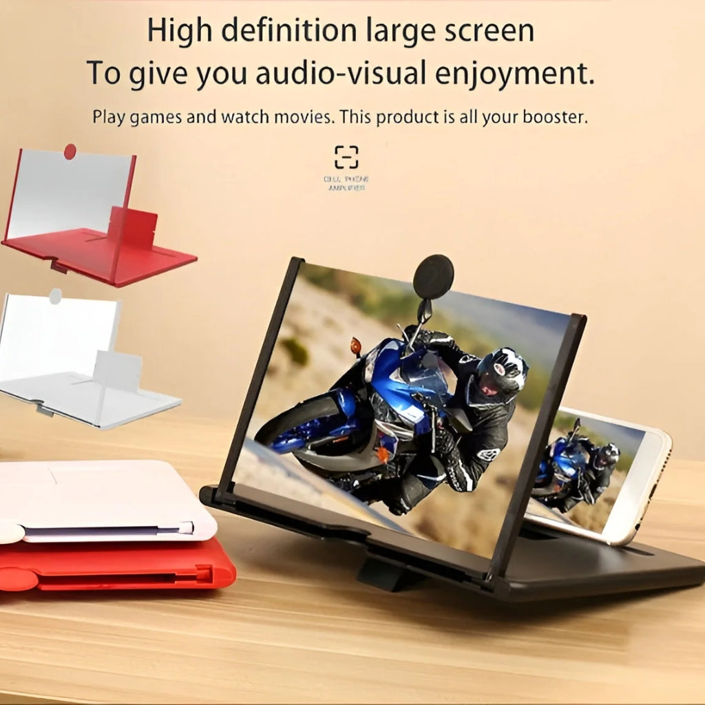 Mobile Screen Magnifier 3D, Enlarged Display, for Phones