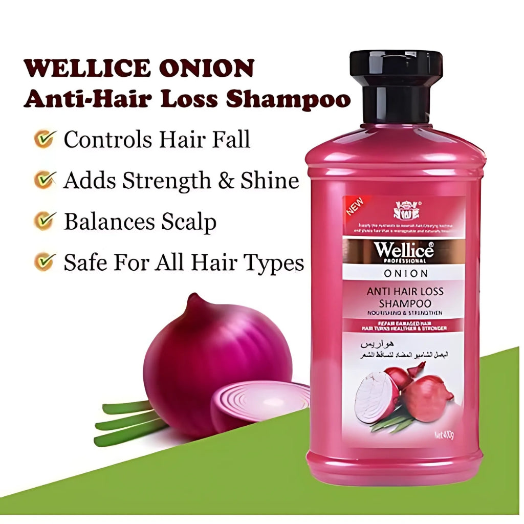 Wellice Wellice Anti-Hair Loss Shampoo, Strengthen Hair & Scalp | Action.pk ...