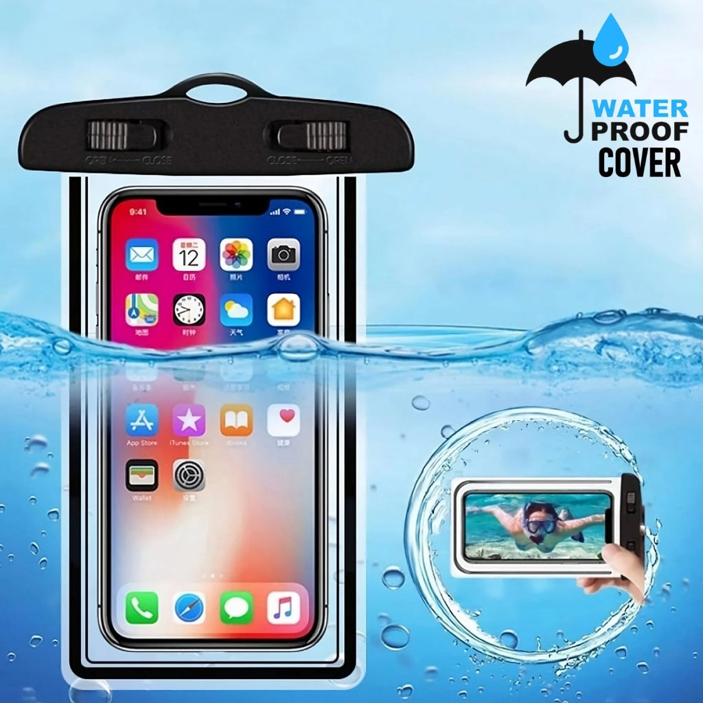 Mobile Waterproof Cover, Universal Water/Dust Proof Case, for Swimming & Outdoor